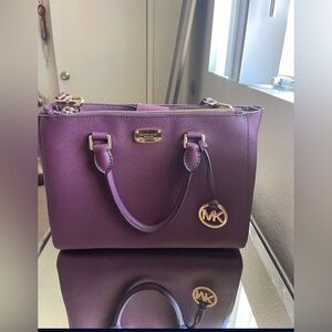 Michael Kors Rich Purple Satchel